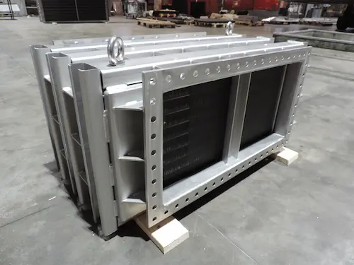 modulo scambiatore calore tenuta applicazione canale