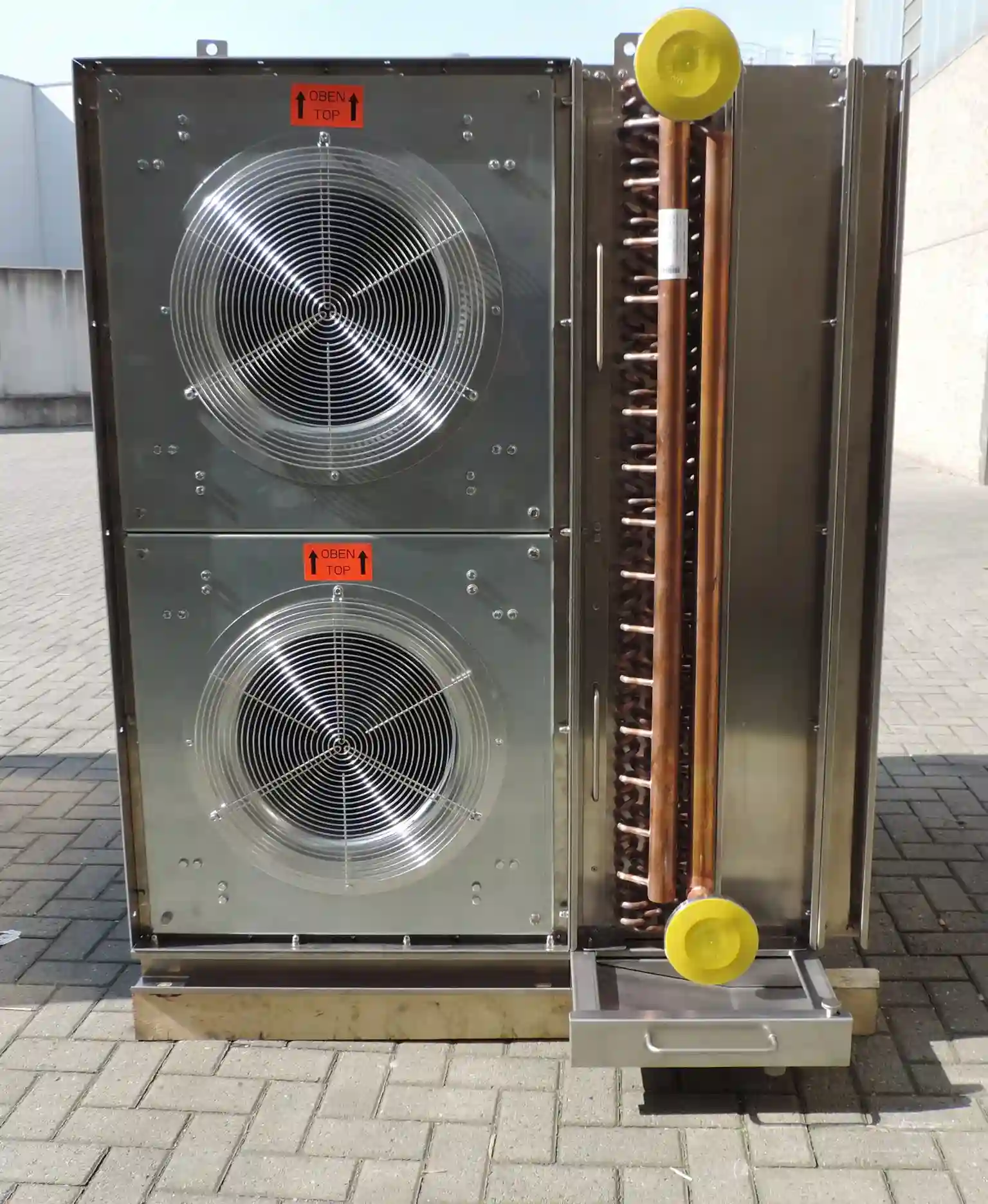 scambiatore calore ventilato industriale